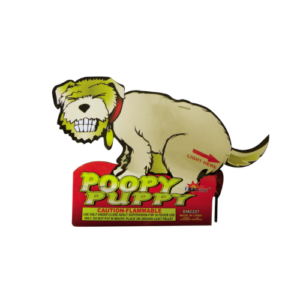POOPY PUPPY FIREWORK: The Poopy Puppy firework is a fun novelty firework that makes everyone smile. Just watch the video and try not to smile.
